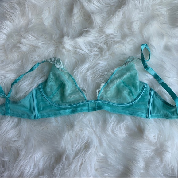 Free People Fool’s Gold Ombré Lace Bra Sz 32D - Picture 3 of 4